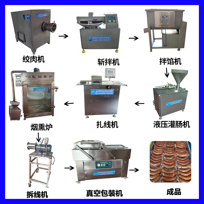 春秋食品機械全套香腸加工設備現(xiàn)貨供應