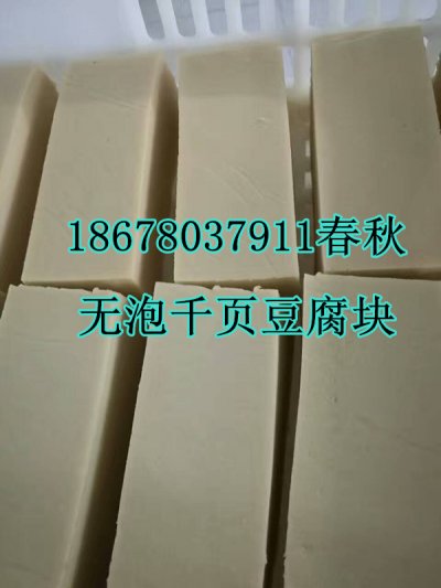千頁(yè)豆腐無(wú)泡技術(shù)，千頁(yè)豆腐無(wú)泡設(shè)備春秋免費(fèi)