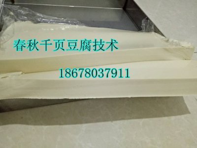 高彈脆千頁(yè)豆腐設(shè)備生產(chǎn)廠家|無(wú)泡千頁(yè)豆腐塊技